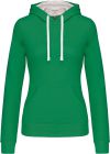 Kariban - K465 - Damen Kontrast Kapuzen Sweater