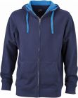 James & Nicholson - JN 963 Herren Lifestyle Kapuzen Sweatjacke