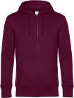 B&C | KING Zipped Hood_° | Herren Kapuzen Sweatjacke