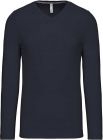 Kariban - K358 - Herren V-Neck T-Shirt langarm