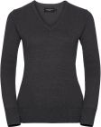Russell - 710F - Damen Strickpullover mit V-Neck