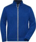 James & Nicholson | JN 898 | Herren Workwear Strickfleece Jacke -Solid-