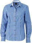 James&Nicholson - JN637 - Karo Popeline Trachten Bluse