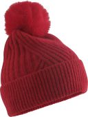 Beechfield | B 529 | Strickmütze mit Pompon "Snow Luxe"