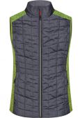 James & Nicholson | JN 739 | Damen Hybrid Strickfleece Gilet