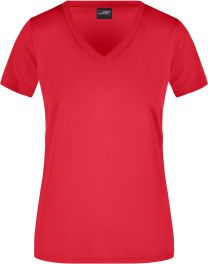 James&Nicholson - JN735 - Damen V-Neck Sport T-Shirt