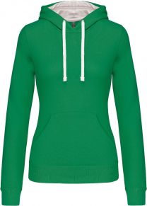 Kariban - K465 - Damen Kontrast Kapuzen Sweater