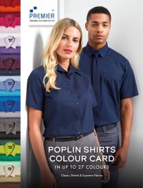 Premier | Colour Card Shirts | Farbkarte Popeline Hemden