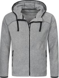 Stedman - A. Power Fleece Jacket - Herren Kapuzen Fleece Jacke