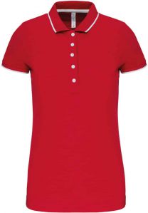 Kariban- K252 - Damen Kontrast Piqué Polo