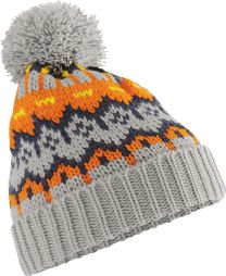 Beechfield | B 528 | Strickmütze mit Pompon "Retro Ski"