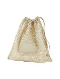 Westford Mill | W155 | Bio-Baumwoll Netztasche mit Zugkordel