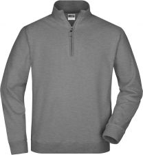 James&Nicholson - JN352 Sweater mit 1/4 Zip