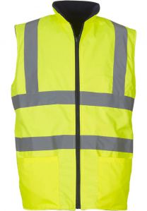 Yoko | HV008F | Hi-Vis Wende Fleece Bodywarmer