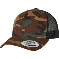 Flexfit | 6606C/6606CA | 5 Panel Trucker Kappe "Camo"