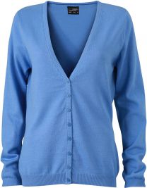James & Nicholson - JN 660 - Damen V-Neck Cardigan