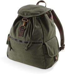 Quadra | QD612 | Vintage Canvas Rucksack