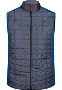 James & Nicholson | JN 740 | Herren Hybrid Strickfleece Gilet