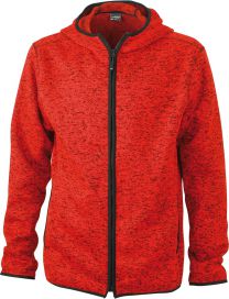 James & Nicholson - JN 589 - Herren Strick Fleece mit Kapuze