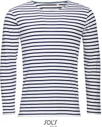 SOL'S | Marine Men | Herren Langarm T-Shirt gestreift