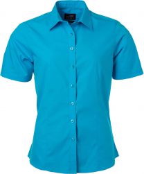 James & Nicholson | JN 679 | Popeline Bluse kurzarm