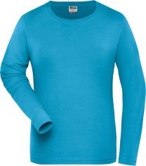James & Nicholson | JN 1803 | Damen Bio Stretch-T Work LSL -Solid-