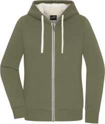 James & Nicholson | JN 1319 | Damen Kapuzen Sweatjacke "Sherpa"