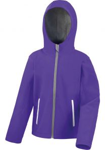 Result - R224J - Kinder 3-Lagen Kapuzen Softshell Jacke