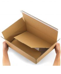 20 Quick Pack Box 34x25x13 | 20 Kartons mit Haftklebeverschluss