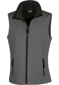 Result | R232F | Damen 2-Lagen Softshell Gilet "Printable"
