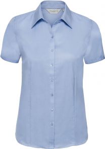 Russell | 963F | Herringbone Bluse kurzarm