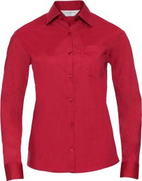 Russell 934F - Popeline Bluse langarm