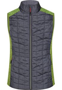 James & Nicholson | JN 739 | Damen Hybrid Strickfleece Gilet